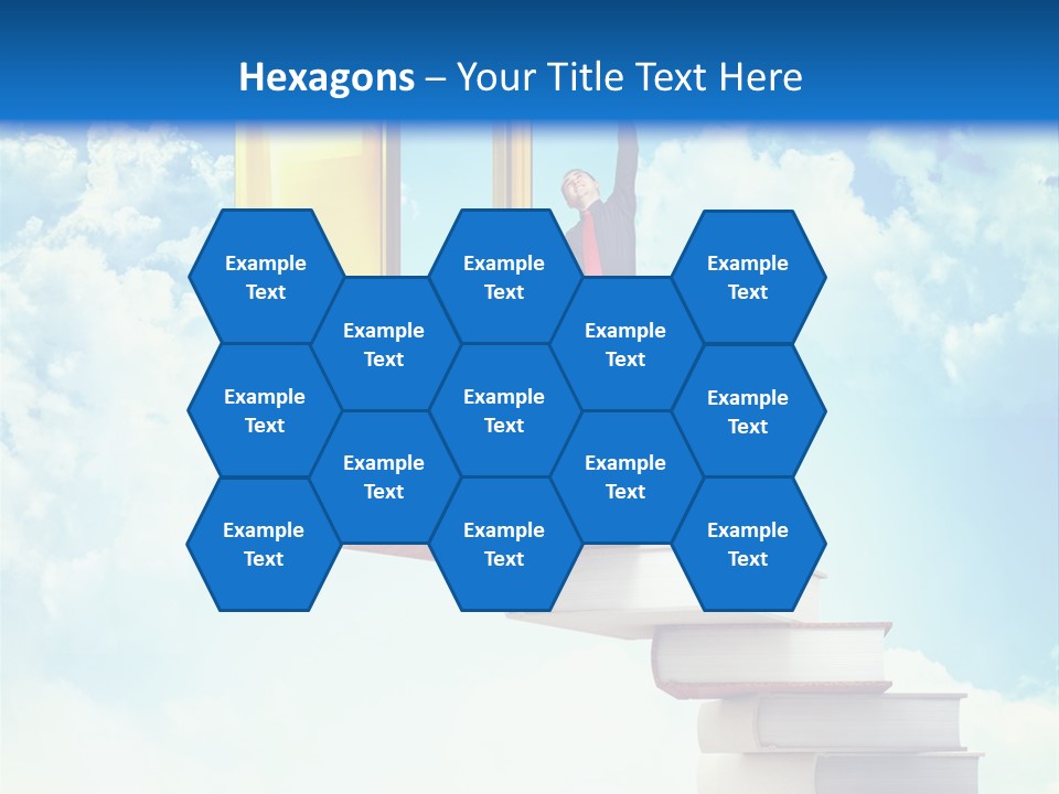 Man Student Win PowerPoint Template