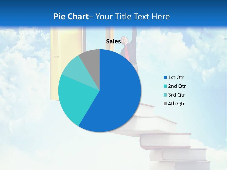 Man Student Win PowerPoint Template