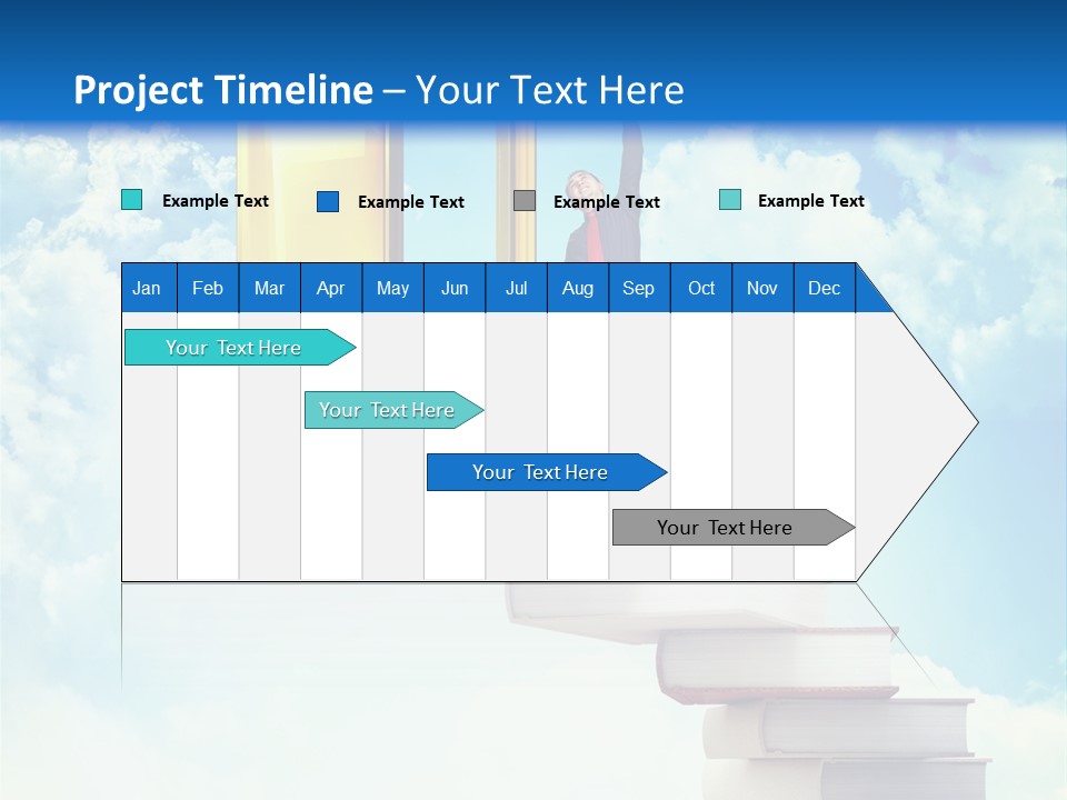 Man Student Win PowerPoint Template
