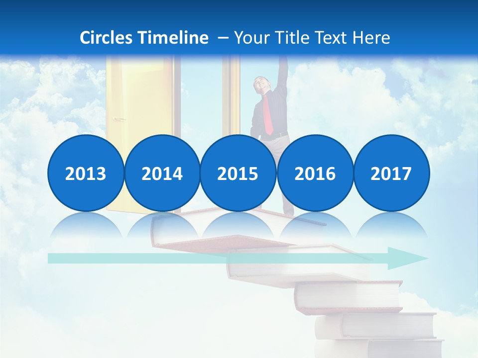 Man Student Win PowerPoint Template