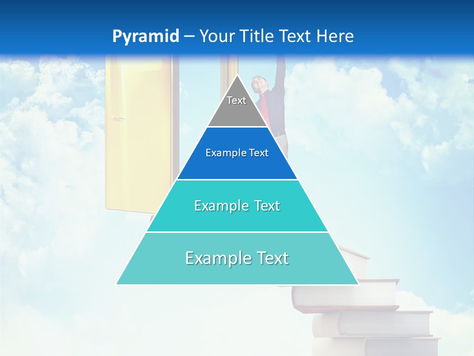 Man Student Win PowerPoint Template
