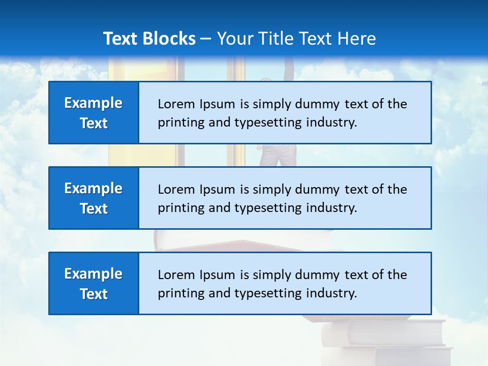 Man Student Win PowerPoint Template