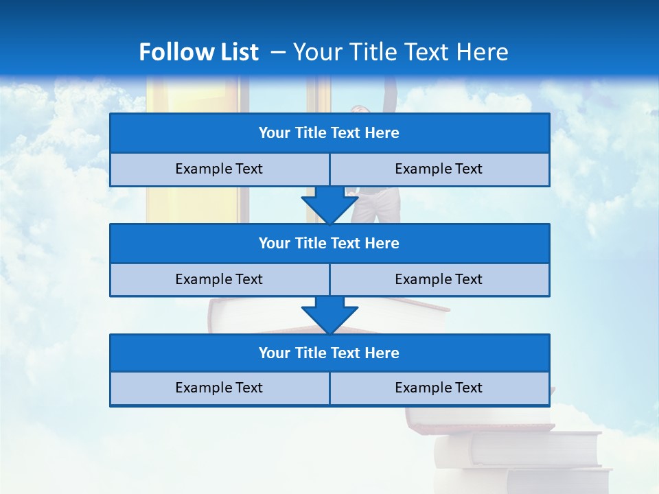 Man Student Win PowerPoint Template