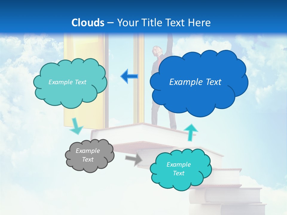 Man Student Win PowerPoint Template