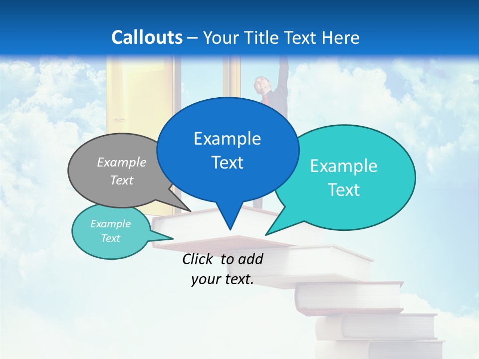 Man Student Win PowerPoint Template