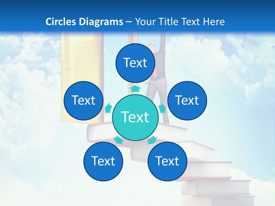 Man Student Win PowerPoint Template