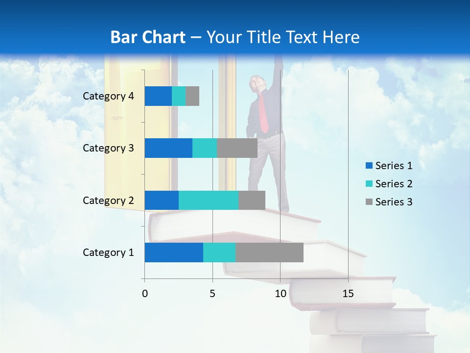 Man Student Win PowerPoint Template