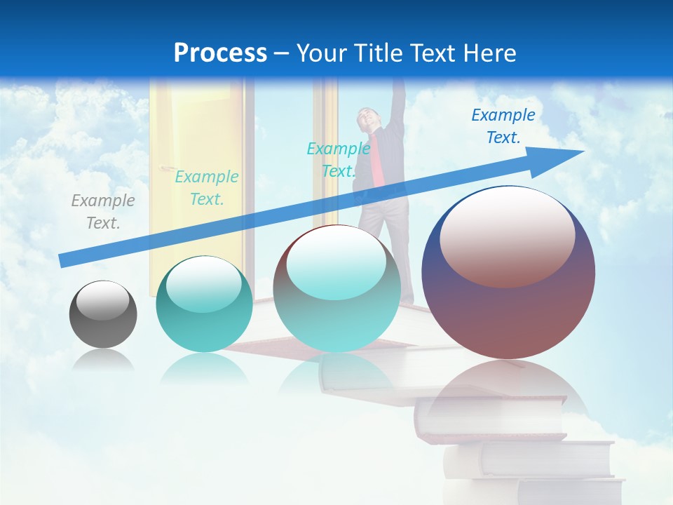 Man Student Win PowerPoint Template