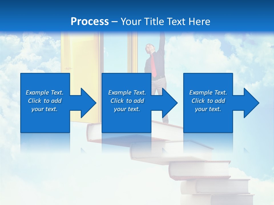 Man Student Win PowerPoint Template