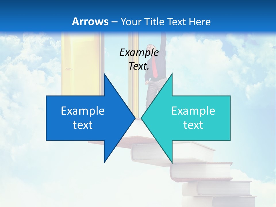 Man Student Win PowerPoint Template