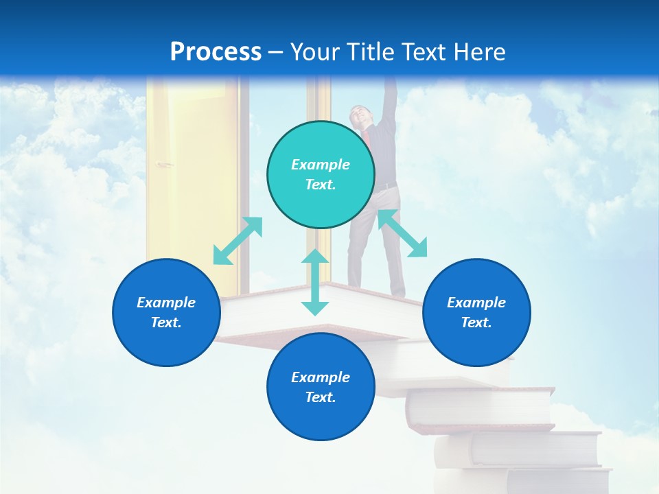 Man Student Win PowerPoint Template