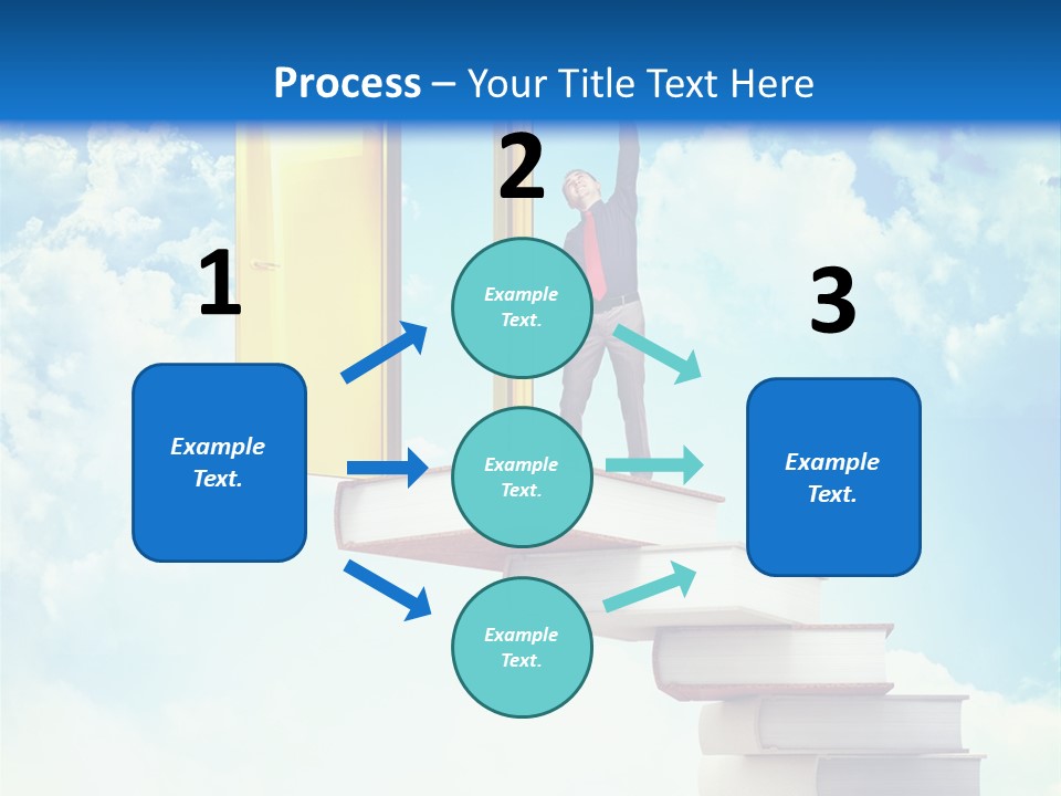 Man Student Win PowerPoint Template