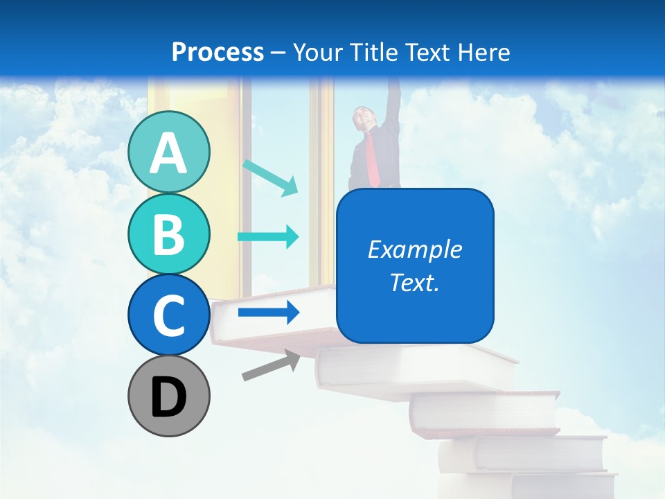 Man Student Win PowerPoint Template