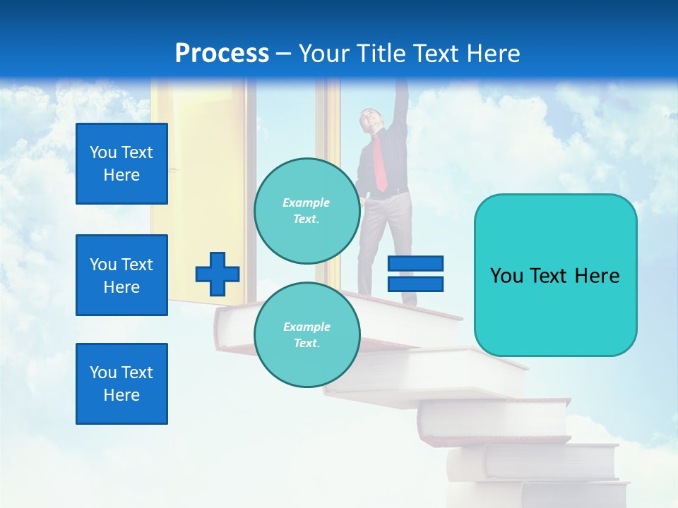 Man Student Win PowerPoint Template