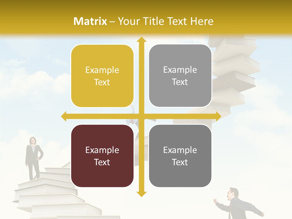 Opportunity Woman Suit PowerPoint Template