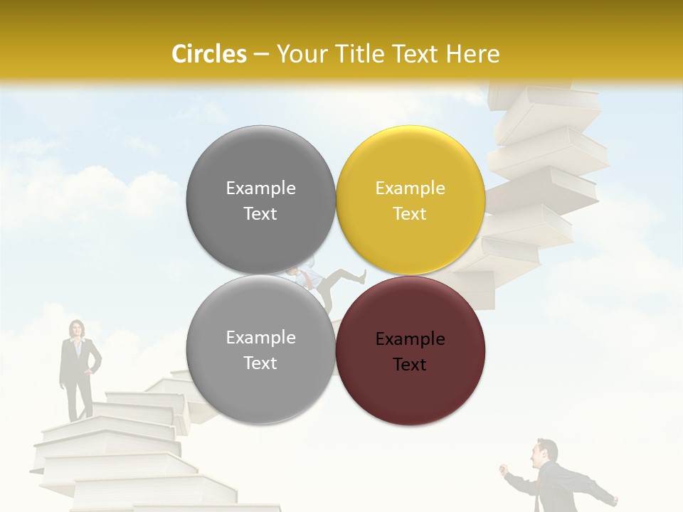 Opportunity Woman Suit PowerPoint Template