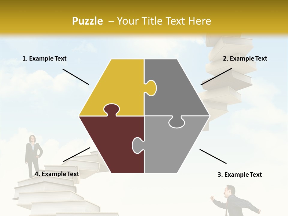 Opportunity Woman Suit PowerPoint Template