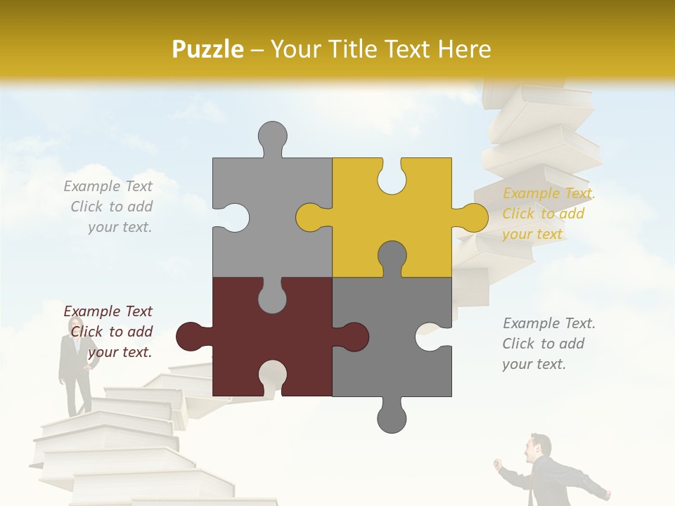 Opportunity Woman Suit PowerPoint Template