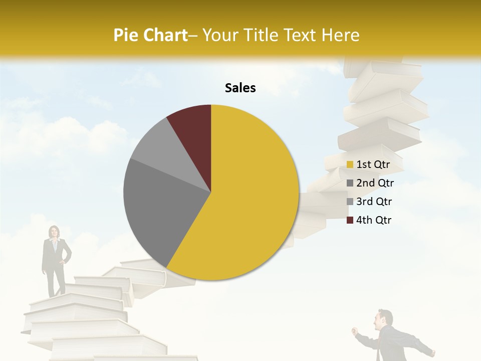 Opportunity Woman Suit PowerPoint Template