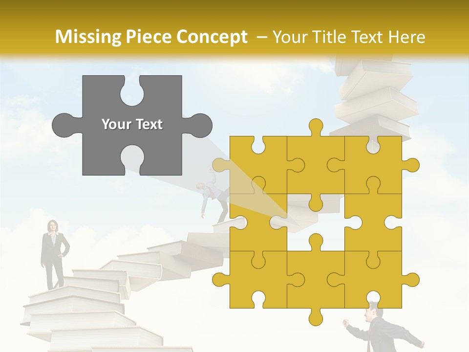 Opportunity Woman Suit PowerPoint Template