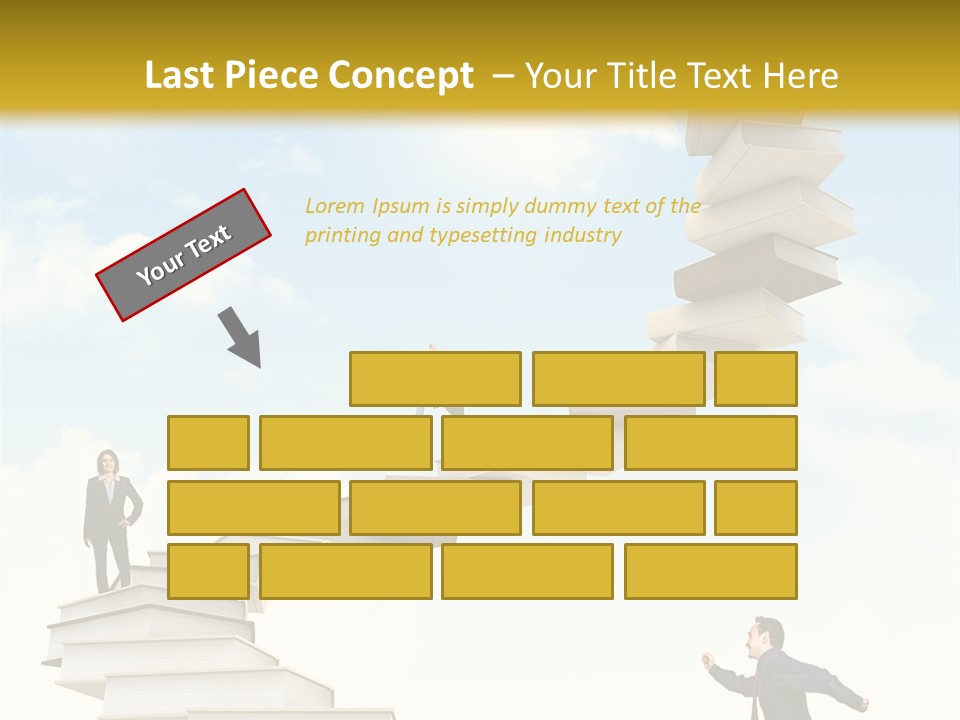 Opportunity Woman Suit PowerPoint Template