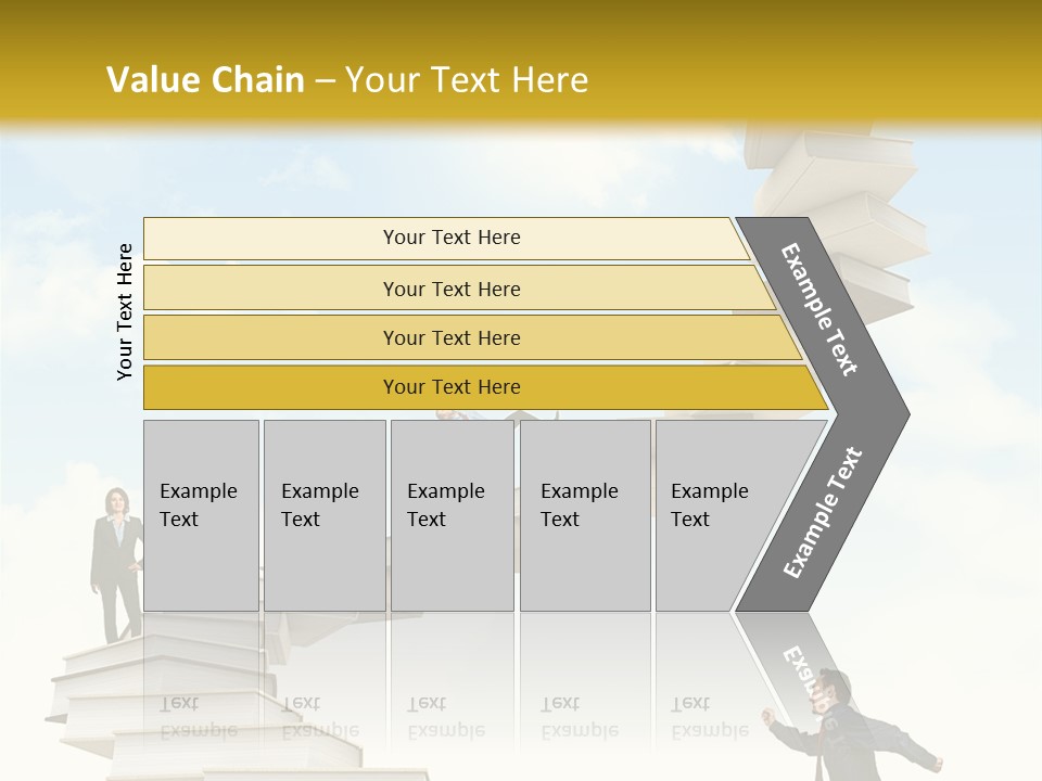 Opportunity Woman Suit PowerPoint Template