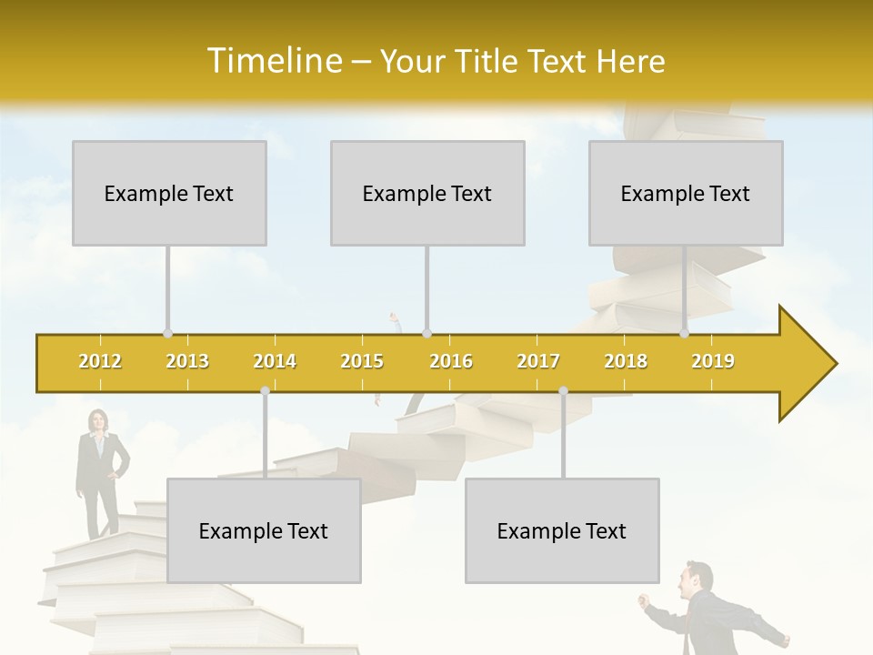 Opportunity Woman Suit PowerPoint Template
