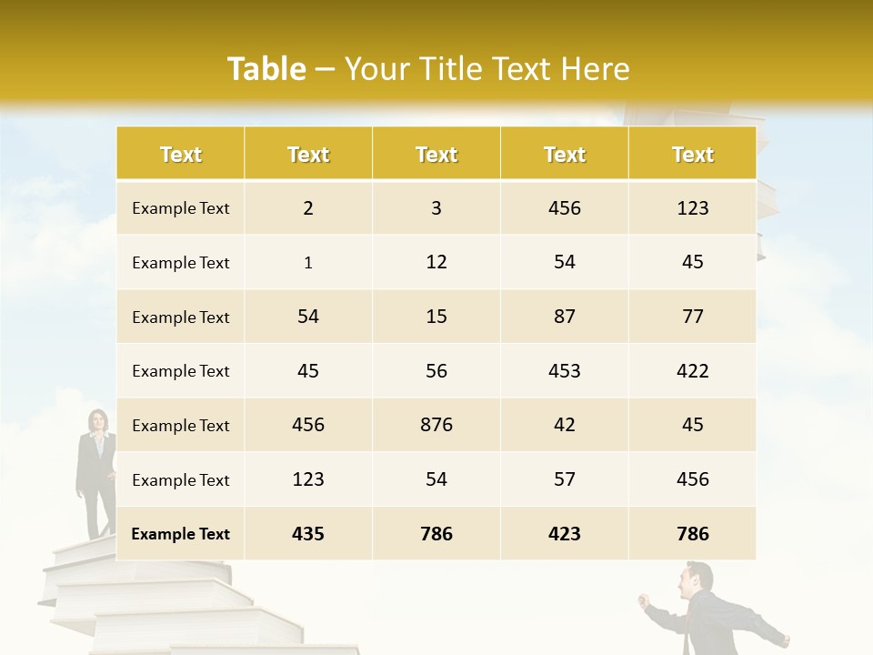 Opportunity Woman Suit PowerPoint Template