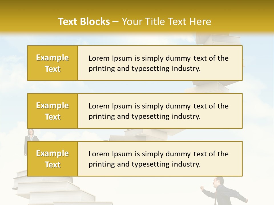 Opportunity Woman Suit PowerPoint Template