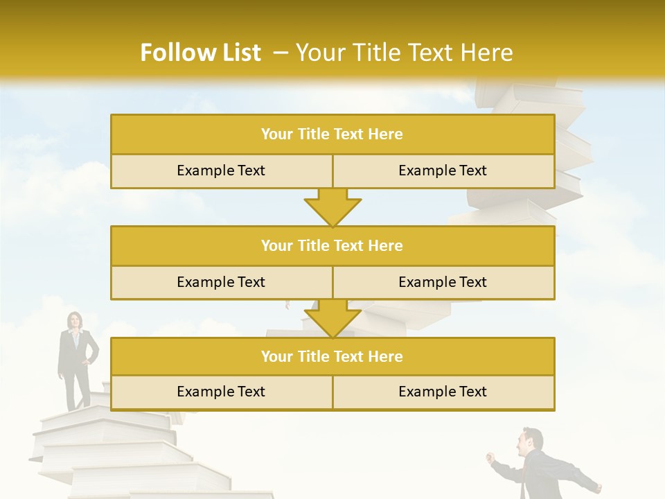 Opportunity Woman Suit PowerPoint Template