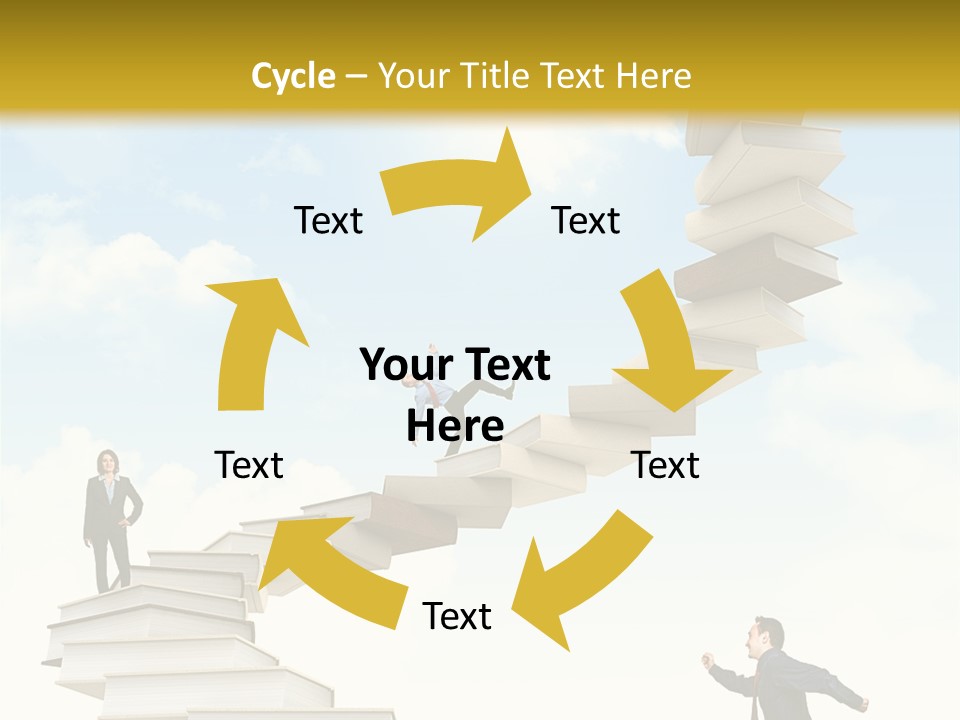 Opportunity Woman Suit PowerPoint Template