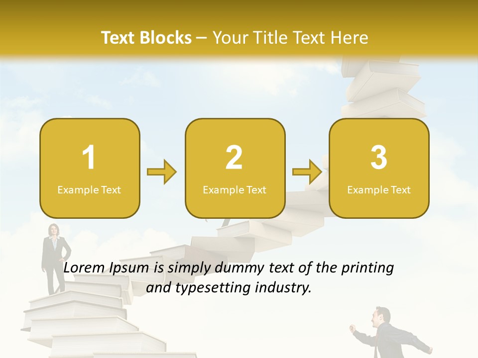 Opportunity Woman Suit PowerPoint Template