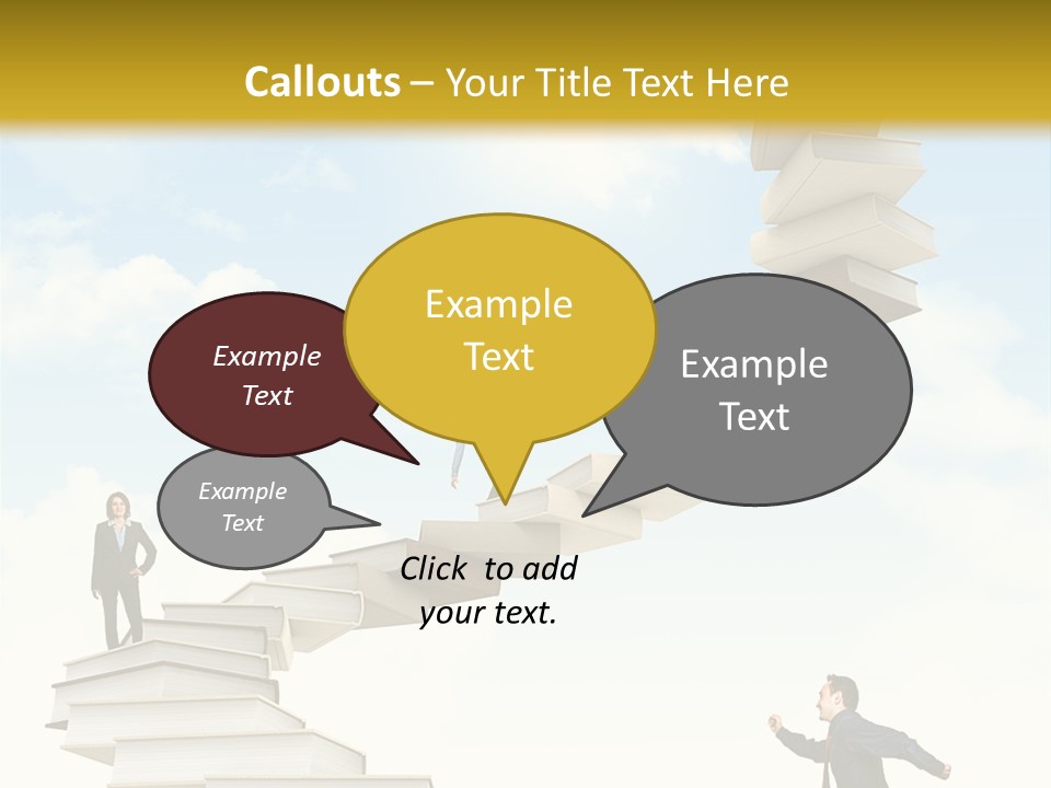 Opportunity Woman Suit PowerPoint Template