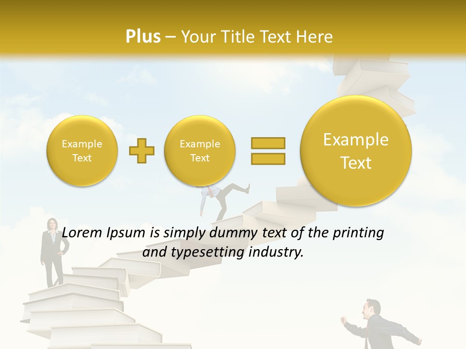 Opportunity Woman Suit PowerPoint Template