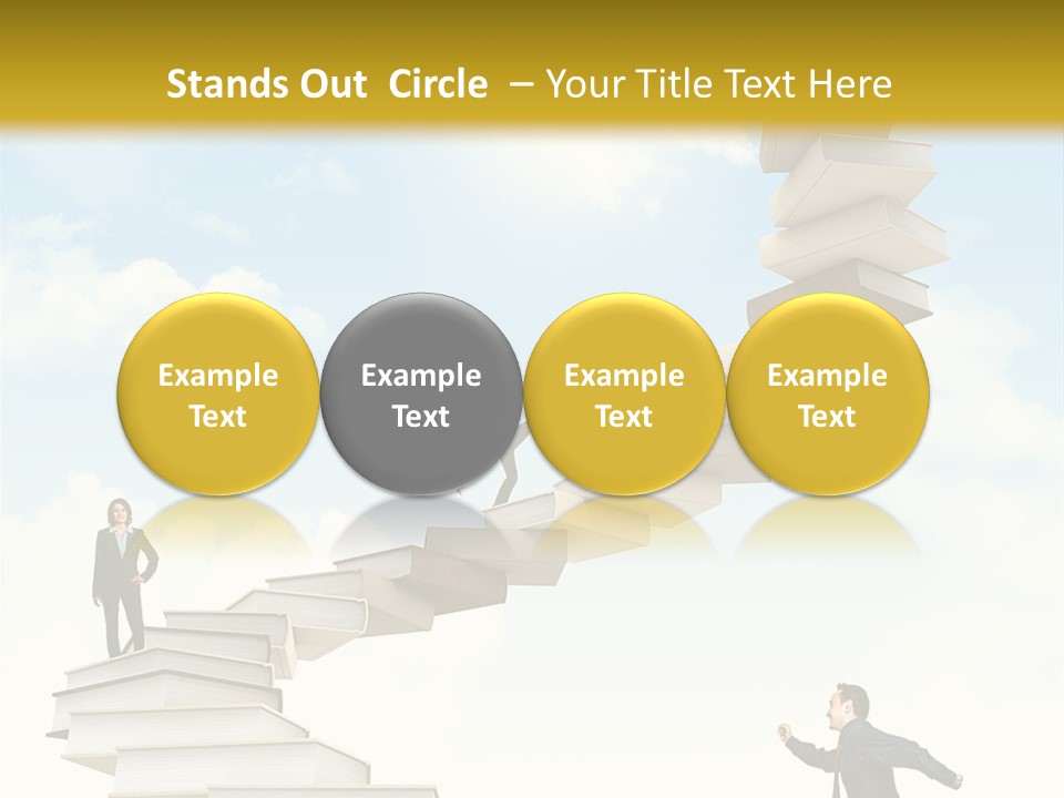 Opportunity Woman Suit PowerPoint Template