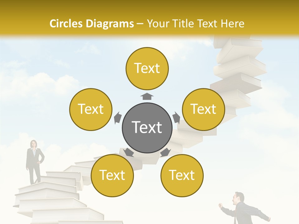 Opportunity Woman Suit PowerPoint Template