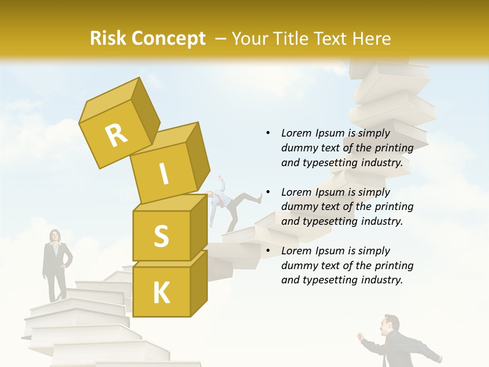 Opportunity Woman Suit PowerPoint Template