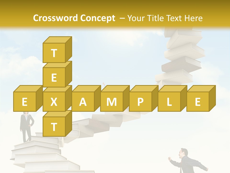 Opportunity Woman Suit PowerPoint Template