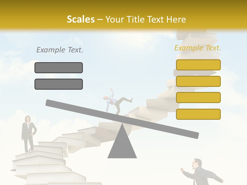 Opportunity Woman Suit PowerPoint Template