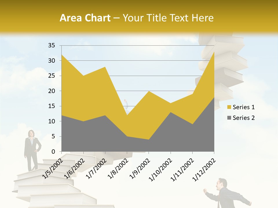 Opportunity Woman Suit PowerPoint Template