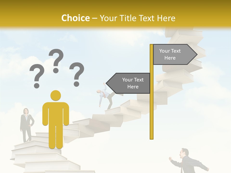 Opportunity Woman Suit PowerPoint Template