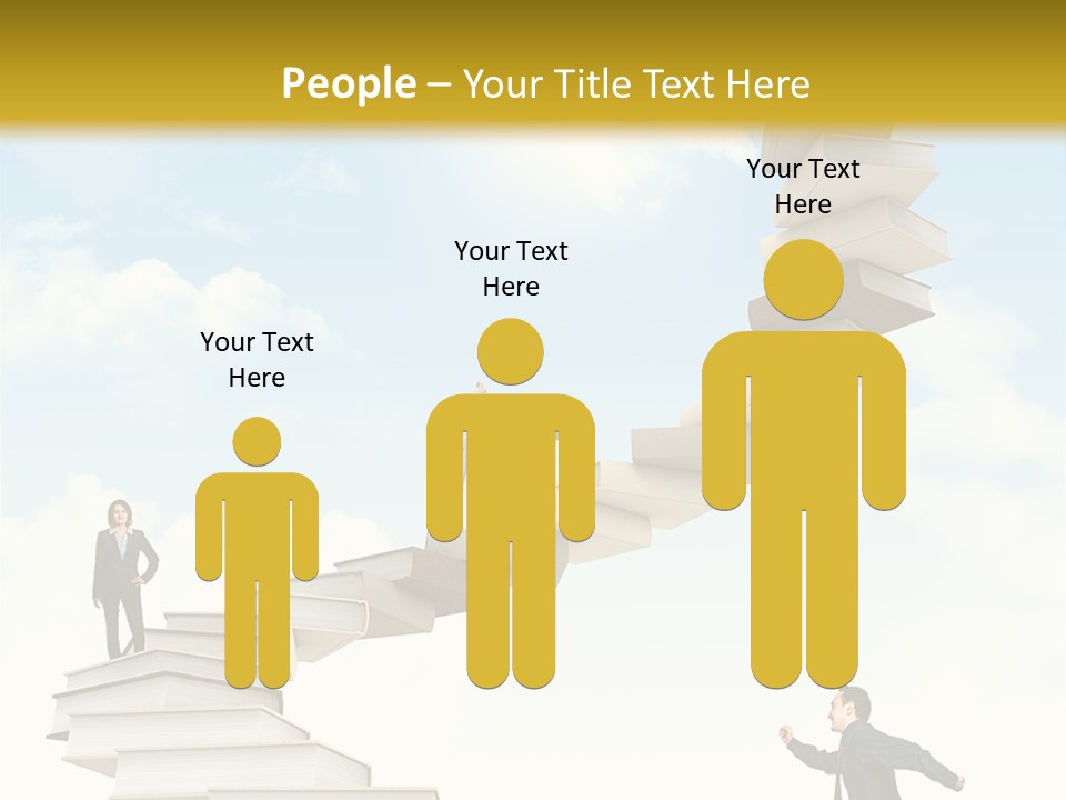 Opportunity Woman Suit PowerPoint Template