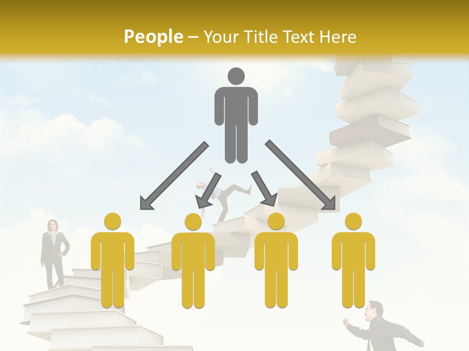 Opportunity Woman Suit PowerPoint Template