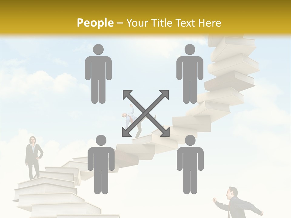 Opportunity Woman Suit PowerPoint Template