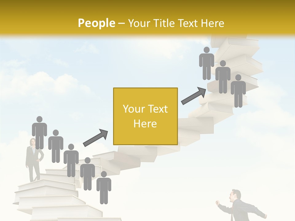 Opportunity Woman Suit PowerPoint Template