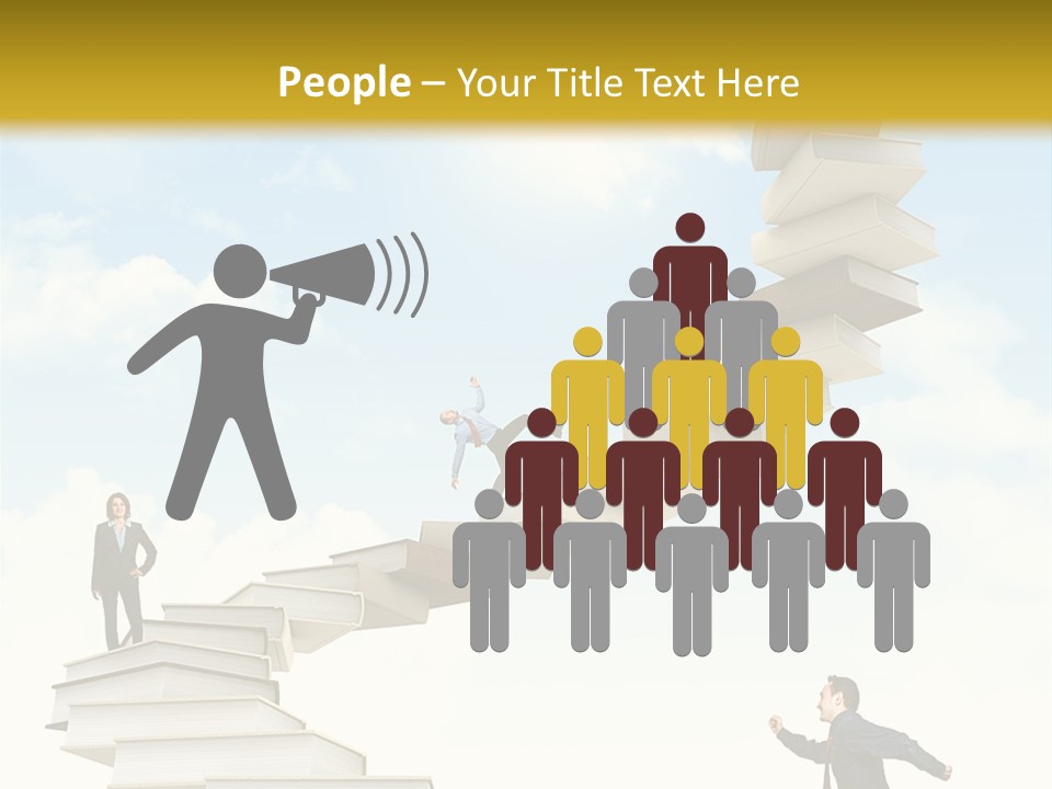 Opportunity Woman Suit PowerPoint Template