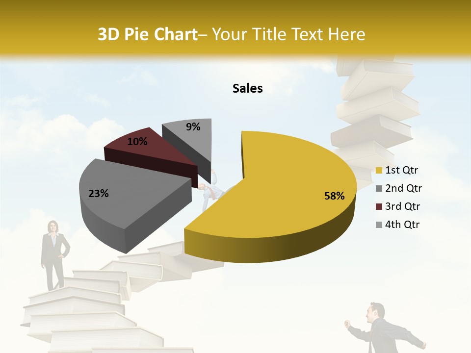 Opportunity Woman Suit PowerPoint Template