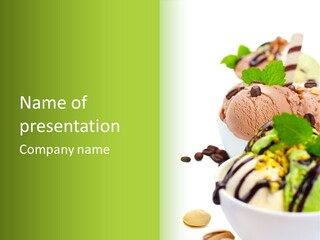 Brown Ingredient Gourmet PowerPoint Template