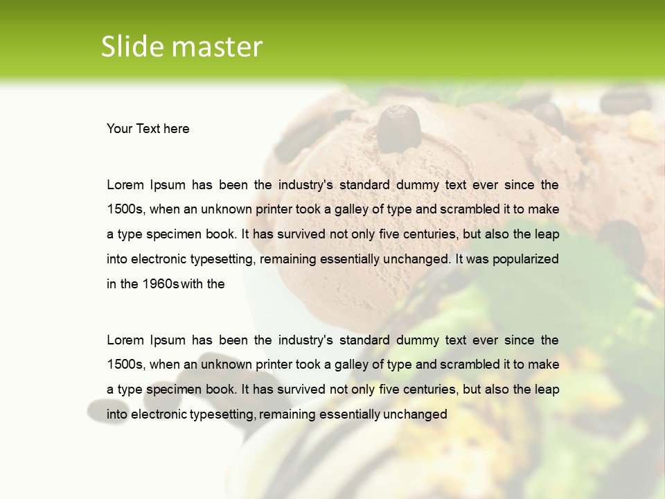 Brown Ingredient Gourmet PowerPoint Template