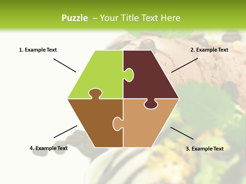 Brown Ingredient Gourmet PowerPoint Template